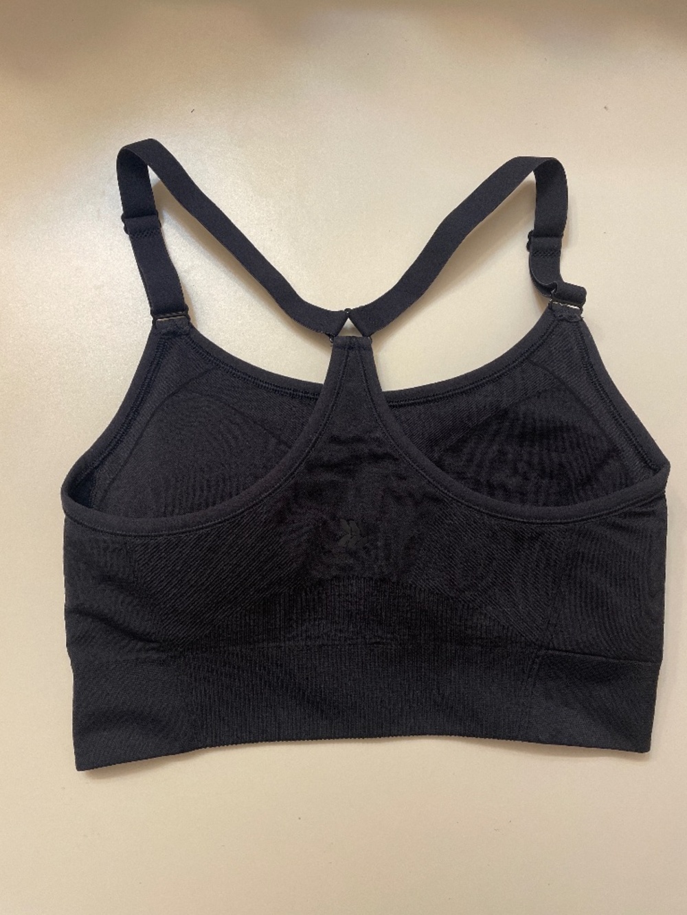 All in Motion Black Sport Bra M Adjustable Straps